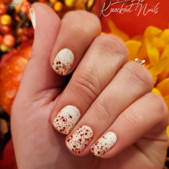 *Rare, HTF* Color Street: Thanks a Million | Fall Thanksgiving Red Orange Gold - Picture 7 of 10